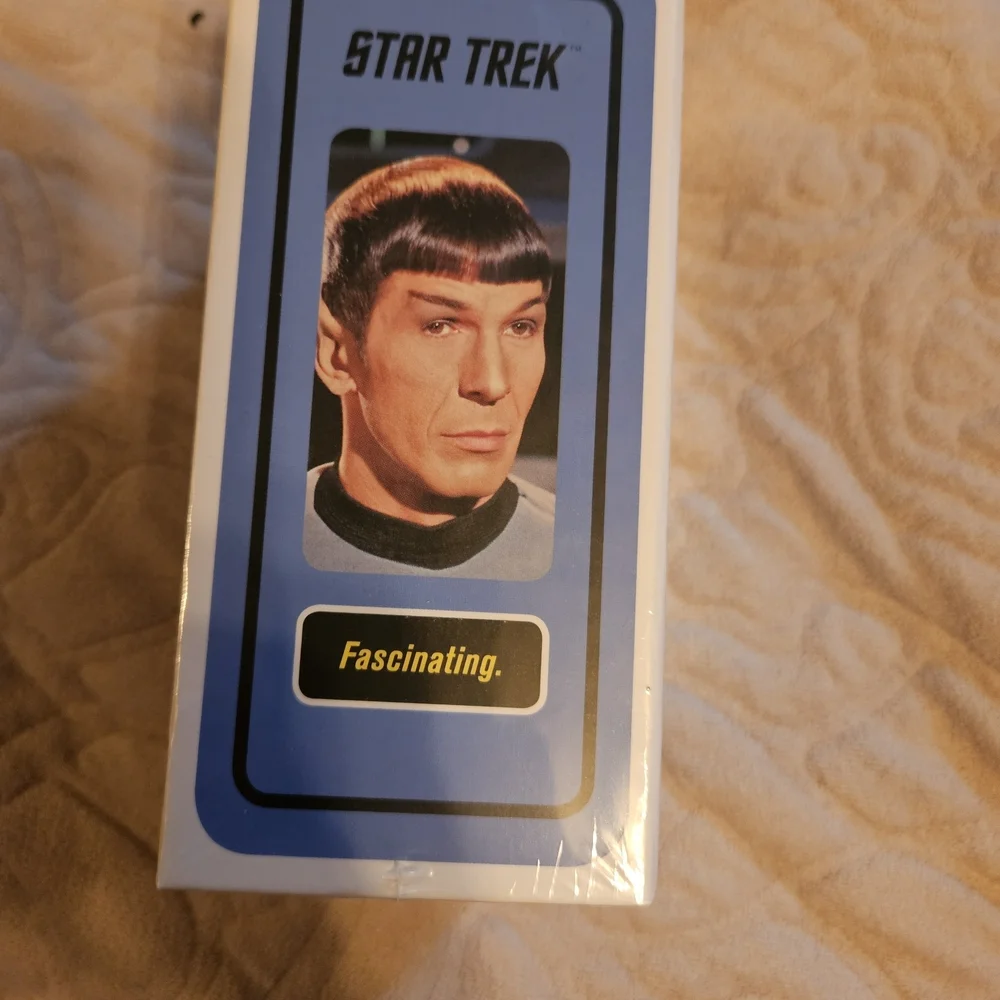Blue and White Star Trek Mr. Spock Collectible Figure - Picture 5 of 5
